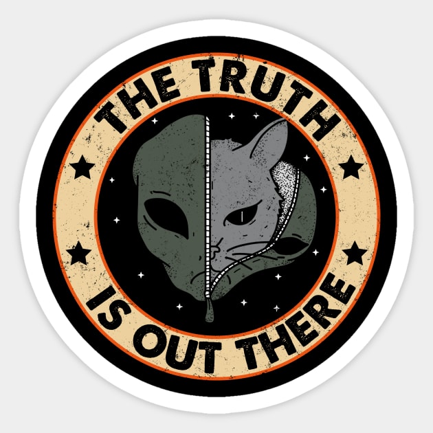 The Truth Is Out There Sticker by Rochelle Lee Elliott